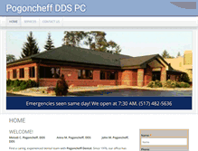 Tablet Screenshot of pogoncheffdds.com